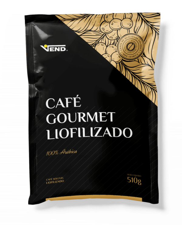 Café gourmet solúvel 100% arábica