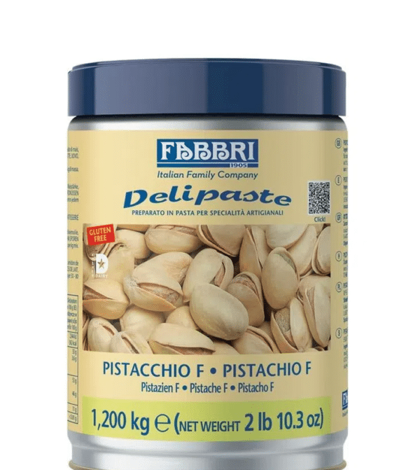 Delipaste Sabor Pistache Fino E Amêndoas 1,2kg Fabbri