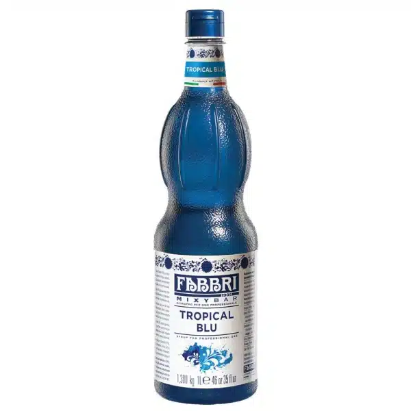 Xarope Tropical Blue Fabbri Profissional 1Litro
